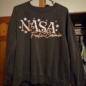 Grey 'Feeling Cosmic' Sweater